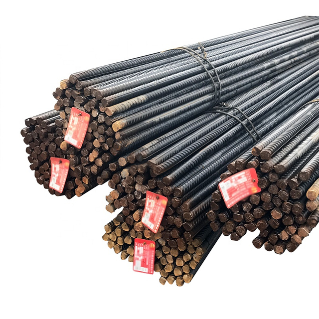 High Quality HRB355 HRB400 HRB500 Steel Rebar 6mm 8mm 10mm 12mm 16mm 20mm Large Stock Carbon Steel Threaded Bar Iron Rods
