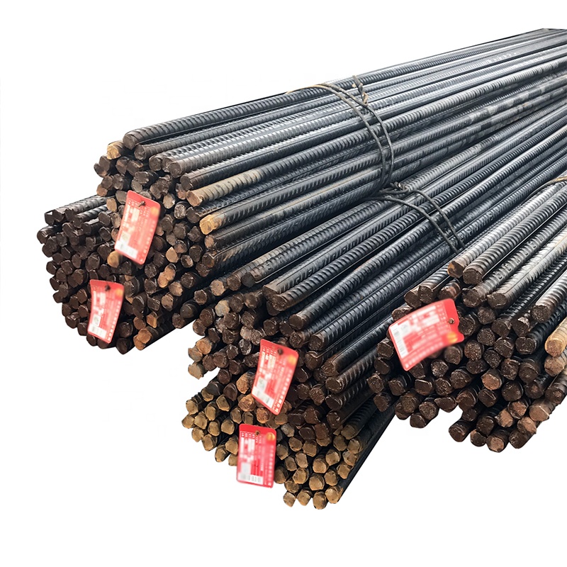 High Quality HRB355 HRB400 HRB500 Steel Rebar 6mm 8mm 10mm 12mm 16mm 20mm Large Stock Carbon Steel Threaded Bar Iron Rods