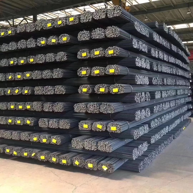 High Quality HRB355 HRB400 HRB500 Steel Rebar 6mm 8mm 10mm 12mm 16mm 20mm Large Stock Carbon Steel Threaded Bar Iron Rods
